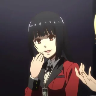 🖤 emoji Yumeko Jabami @AnimStick Telegram sticker 10 of 45