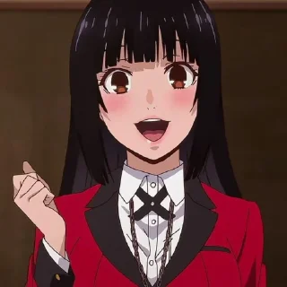🖤 emoji Yumeko Jabami @AnimStick Telegram sticker 14 of 45