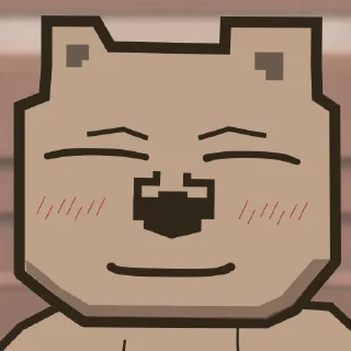 🙂 emoji Moving Wombat Telegram sticker 10 of 22