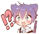 😱 emoji Boy of a black cat(3rd anniversary) @bistic Telegram sticker 18 of 40