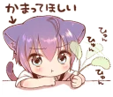 🙁 emoji Boy of a black cat(3rd anniversary) @bistic Telegram sticker 5 of 40