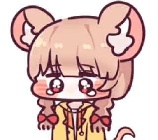 😥 emoji chu chu ratty | @cutestickers4you Telegram sticker 16 of 24