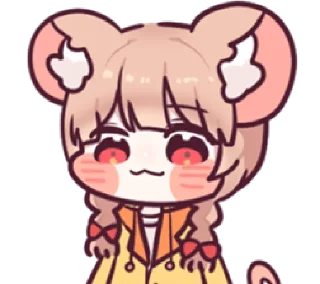 🥰 emoji chu chu ratty | @cutestickers4you Telegram sticker 14 of 24