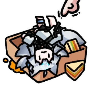 😨 emoji 茳枫 @zhaxia_cn Telegram sticker 12 of 112