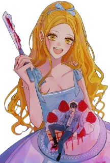 😈 emoji Manhwa Pack Telegram sticker 7 of 89