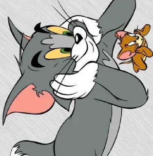 ☺️ emoji @stickersbag Tom & jerry 🌟💖 Telegram sticker 13 of 110