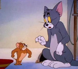 💪 emoji @stickersbag Tom & jerry 🌟💖 Telegram sticker 17 of 110