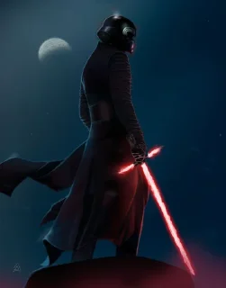Sticker from Kylo Ren @EmojiRu_Bot
