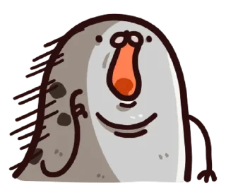 😮 emoji 海豹怪怪獸整合包1 Telegram sticker 13 of 80