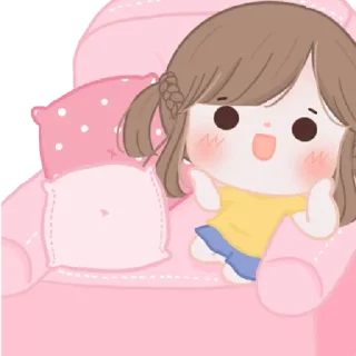 🥺 emoji ⋆ Chubby Girl ࿈ @petiteyeux ♡% Telegram sticker 24 of 32