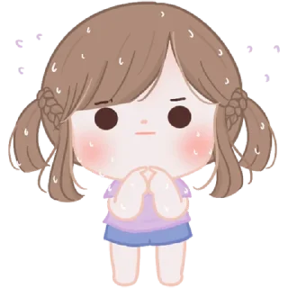 🥺 emoji ⋆ Chubby Girl ࿈ @petiteyeux ♡% Telegram sticker 14 of 32