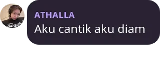 Sticker from Surat cinta Athalla