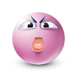 🤪 emoji pink Telegram sticker 15 of 17