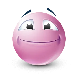 🙂 emoji pink Telegram sticker 9 of 17