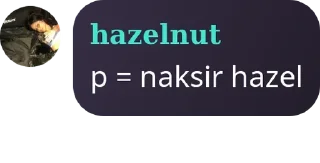 😎 emoji hazel pacar jaemin🥰 Telegram sticker 12 of 19