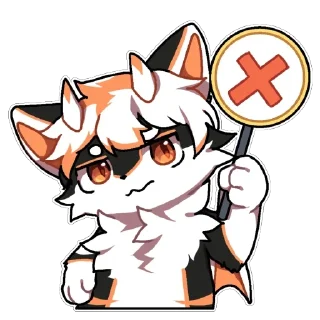 ❌ emoji TR小狼龙 Telegram sticker 8 of 73