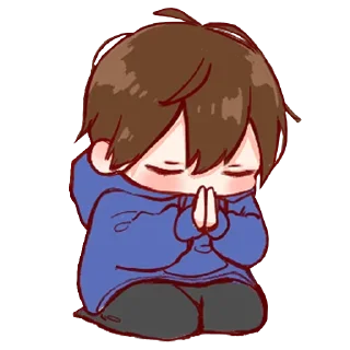 🙏 emoji .ˑ ִ ✩ ֹ. @wittlebears @pwaaci 𓂅 Telegram sticker 21 of 50