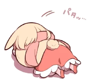 🐰 emoji 🐇  @wittlebears 、 @kookoland  ꜝꜝ ฺ⭒ Telegram sticker 19 of 40