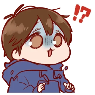 ⁉️ emoji .ˑ ִ ✩ ֹ. @wittlebears @pwaaci 𓂅 Telegram sticker 19 of 50