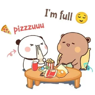 🍕 emoji @Opstickerpacks 🌟Bear panda 💫🌸 Telegram sticker 21 of 120