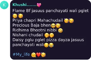 🙂 emoji Khushi.......💖's sticker pack (@SarcasticXBot) Telegram sticker 18 of 118