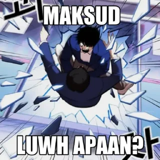 🤨 emoji Manhwa meme by@karinanimeh Telegram sticker 10 of 30