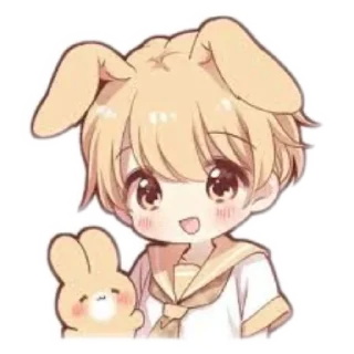 🤲 emoji Bunny Telegram sticker 11 of 15