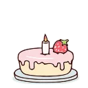 🎂 emoji 不二呆2 @gymmystick Telegram sticker 17 of 45