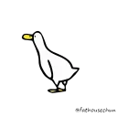 🦆 emoji 日子還是要過鴨3- 鴨鴨動起來二！ @fathousechun Telegram sticker 12 of 21