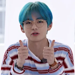 Sticker from V BTS ; 꿀FM 2019 @utapinter