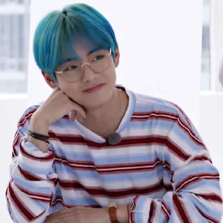 Sticker from V BTS ; 꿀FM 2019 @utapinter