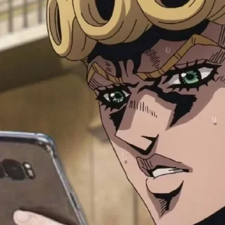 😑 emoji Jjba vol.1 @AnimeOcean_GiFs Telegram sticker 5 of 44