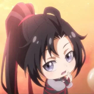 🤭 emoji MDZS Chibi Telegram sticker 15 of 118