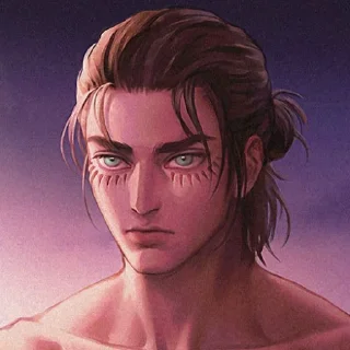 🤤 emoji ❛ ❏ eren jeαger | @SEXXIESTANGEL Telegram sticker 9 of 32