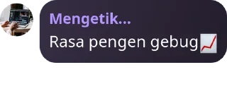 😁 emoji Mengetik... Telegram sticker 13 of 41