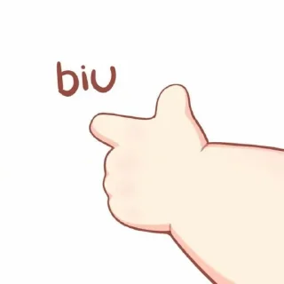 Sticker from little cute