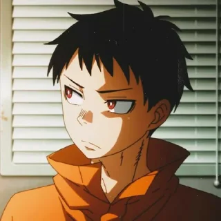 ⛓ emoji Shinra kusakabe  [ by: @starshinehelp ] Telegram sticker 17 of 31
