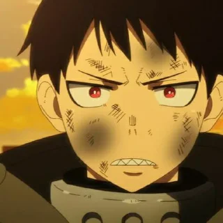 ⛓ emoji Shinra kusakabe  [ by: @starshinehelp ] Telegram sticker 11 of 31