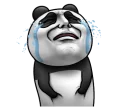 😭 emoji Lucu Panda. @bistic Telegram sticker 10 of 40