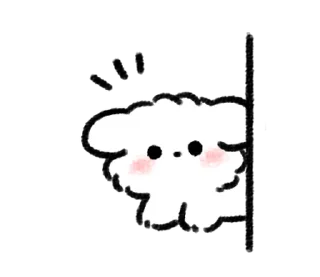 🐶 emoji ₍ 𐌑ᥲᥣⲙᥲᥣ Bᥲδy Pᥙρρy ₎ ˚₊· ♡ @mewsticks Telegram sticker 18 of 32