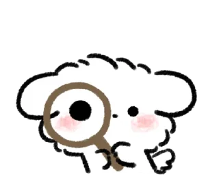 🐶 emoji ₍ 𐌑ᥲᥣⲙᥲᥣ Bᥲδy Pᥙρρy ₎ ˚₊· ♡ @mewsticks Telegram sticker 7 of 32