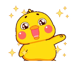 Sticker from Chikka Little Duck || @xxyuji