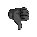 👎 emoji @stickerschanel3 Telegram sticker 19 of 50