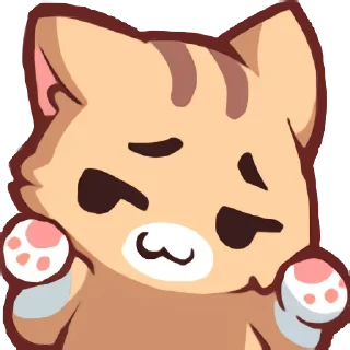 🍀 emoji @second_kizuki 's neko cats Telegram sticker 14 of 90
