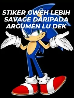 Sticker from rehan itu sonic