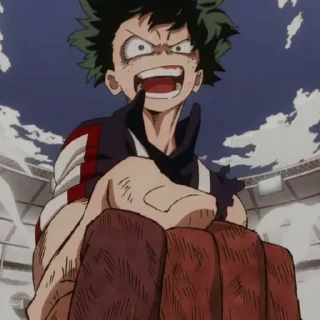 🥦 emoji Midoriya ~ @shortcakev Telegram sticker 19 of 36