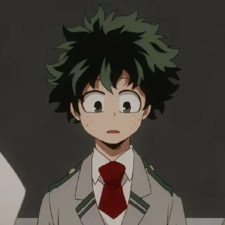 Sticker from Midoriya ~ @shortcakev
