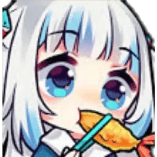 🦈 emoji Gawr gura @NotICHL Telegram sticker 14 of 30