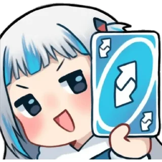 🦈 emoji Gawr gura @NotICHL Telegram sticker 7 of 30