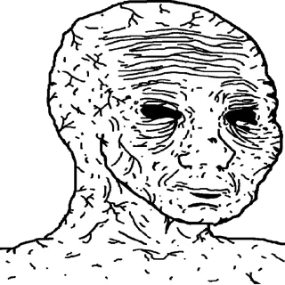 😎 emoji WOJAK / FEELS GUY 3 - @WOJAK Telegram sticker 22 of 120